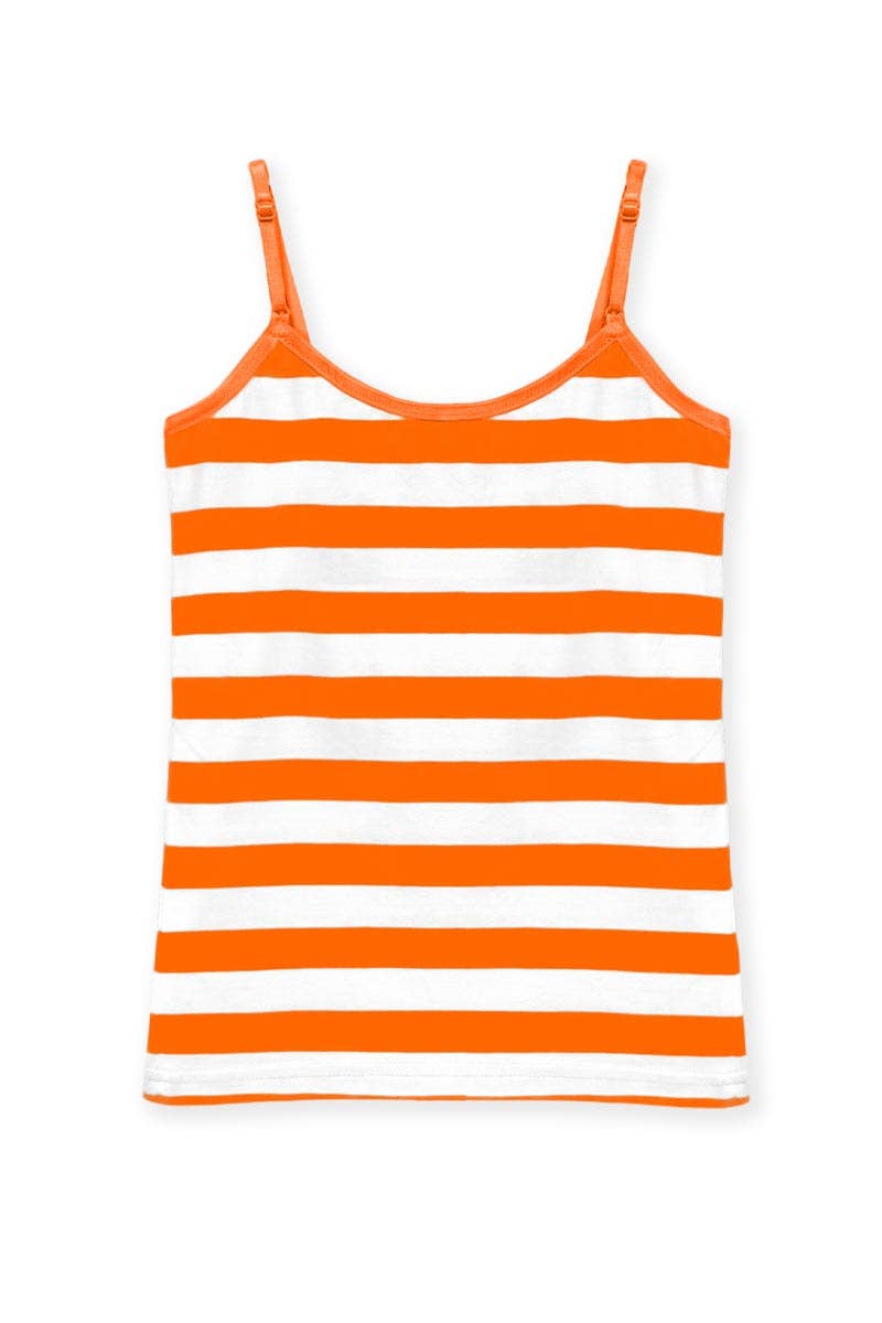 GKT-16057BB Girl's Cami Tank w/ Stripe Print