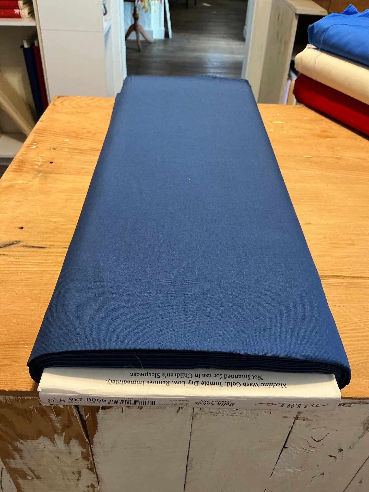 Bella solids nautical blue