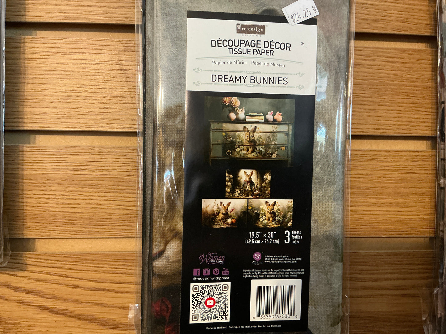 Dreamy Bunnies Decoupage Paper