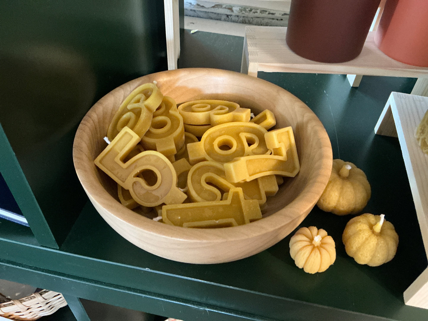 Beeswax Number Birthday Candles