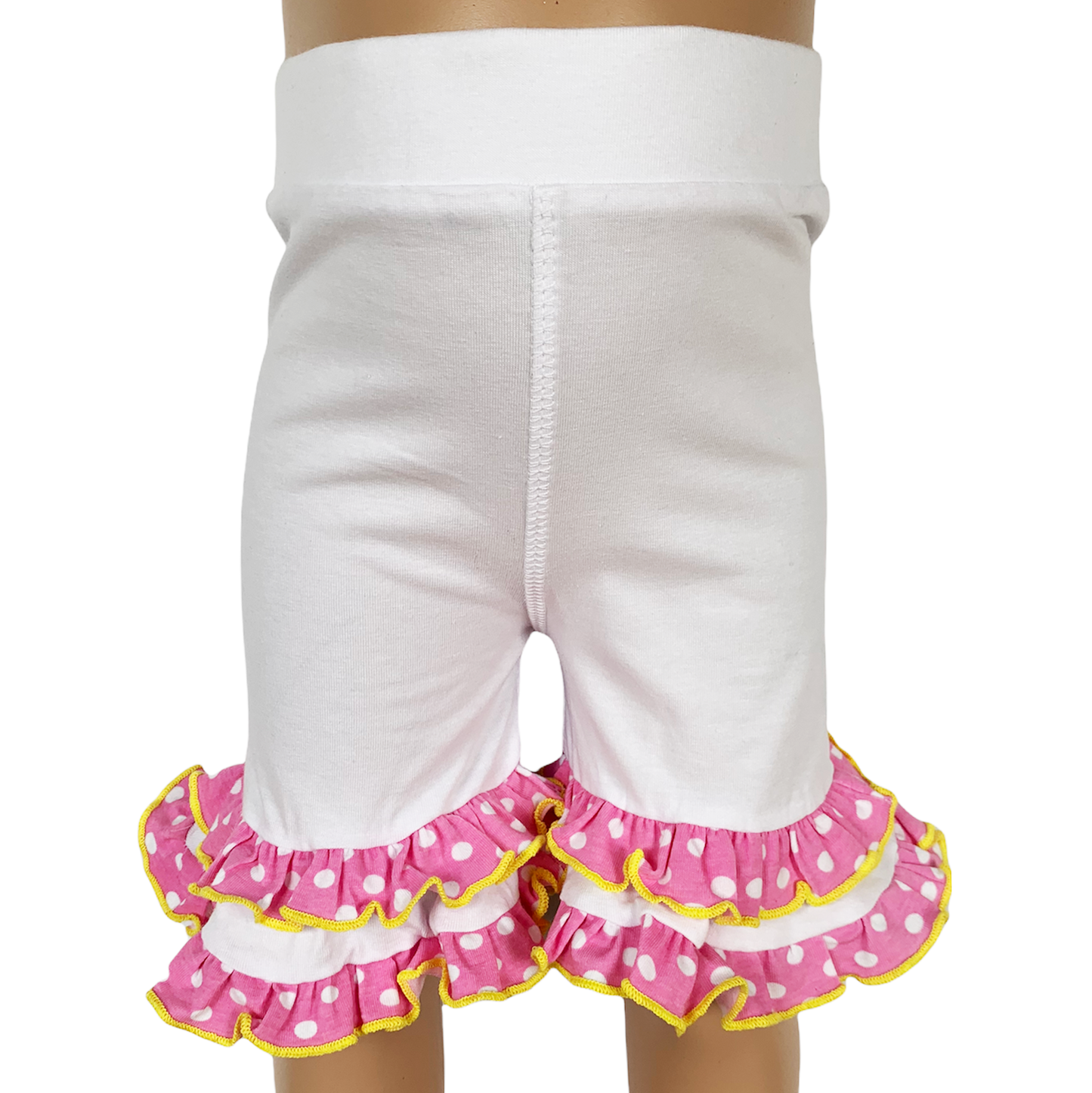 AnnLoren Girls Mermaid Halter Dress White Shorts Summer Set