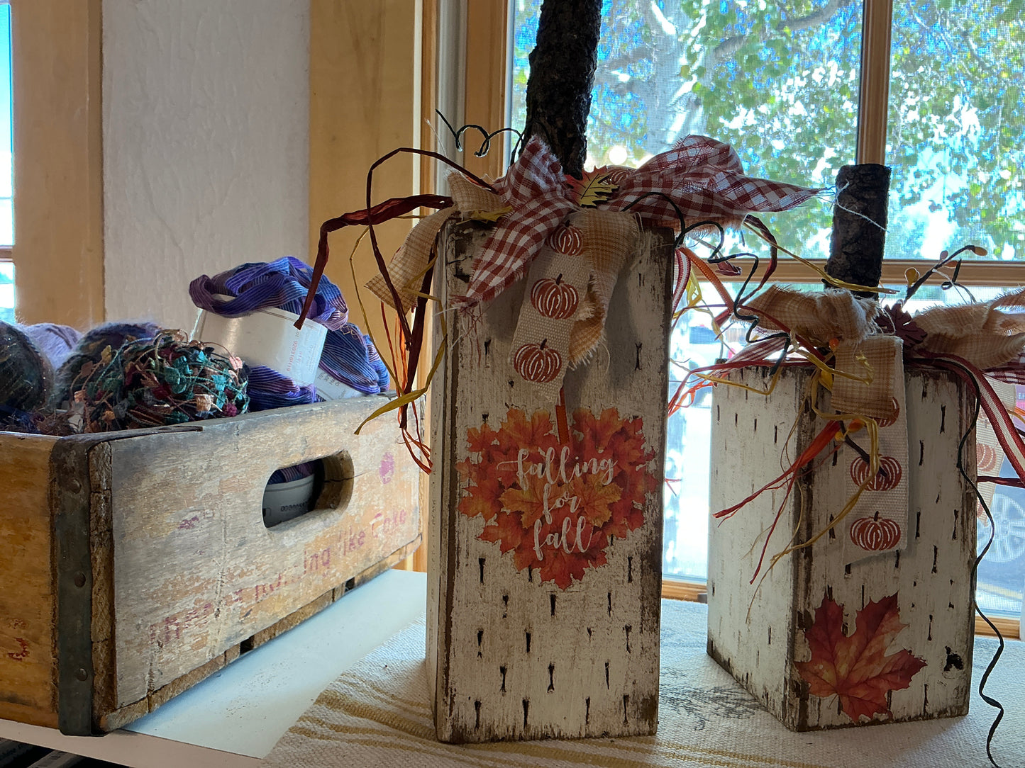 Pumpkin blocks large 8”