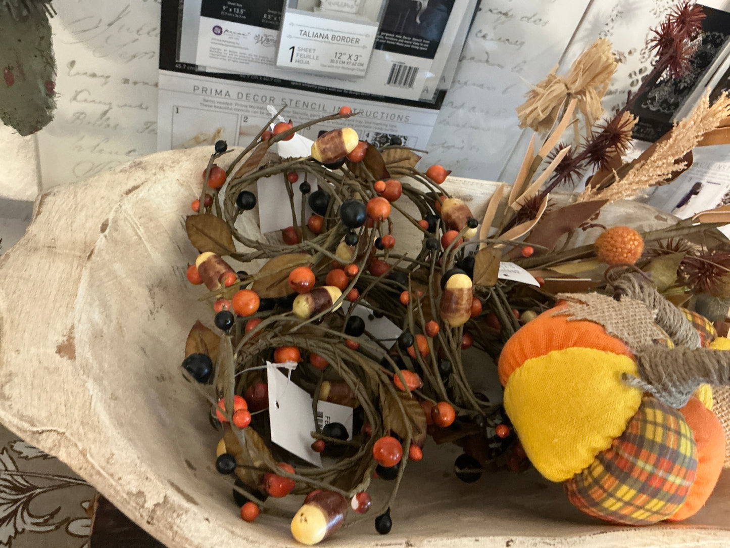 Candy corn candle ring