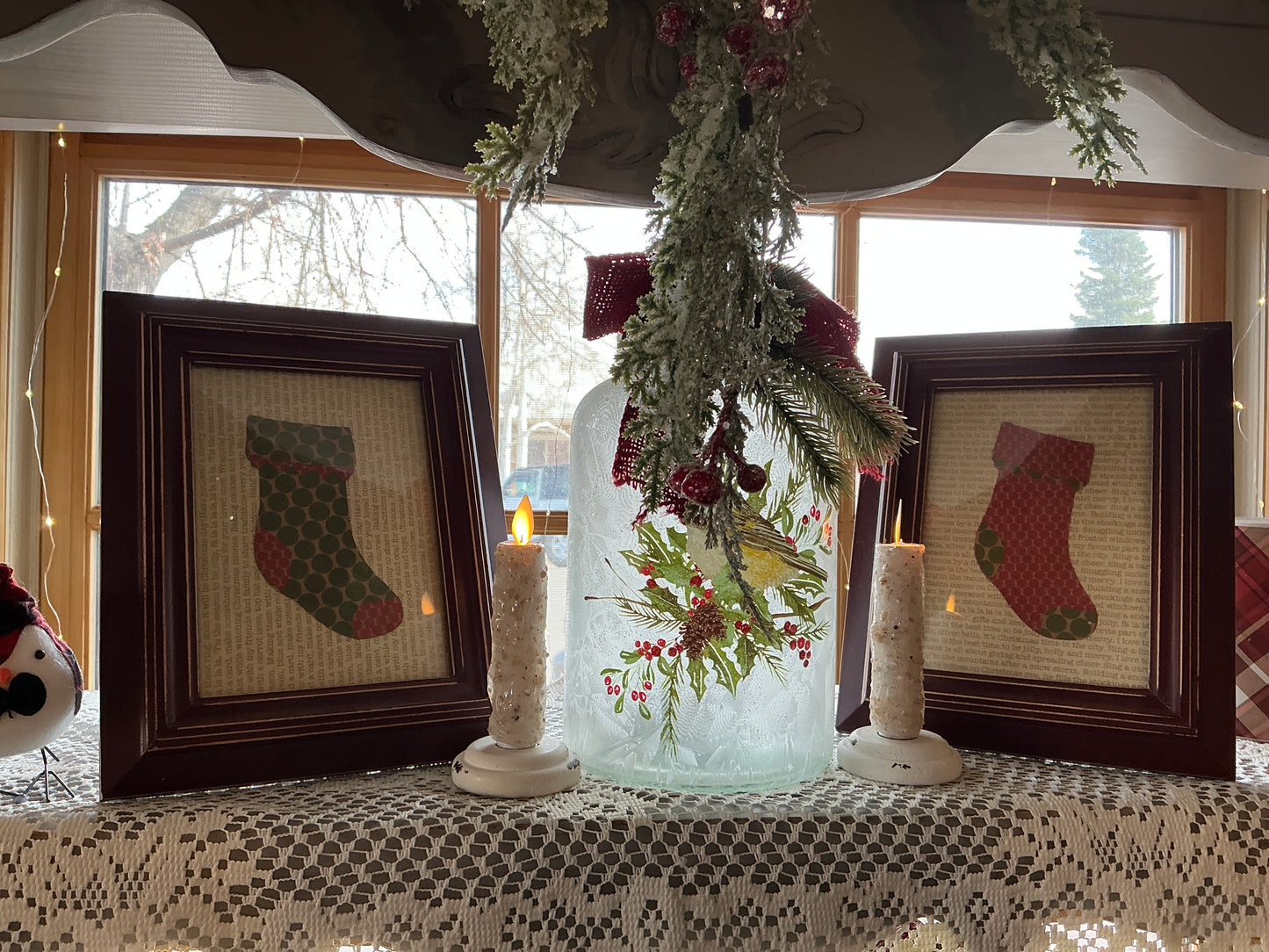 Stocking Picture Pair