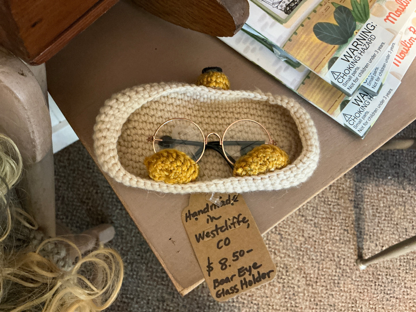Handmade Crochet Eyeglass Holder