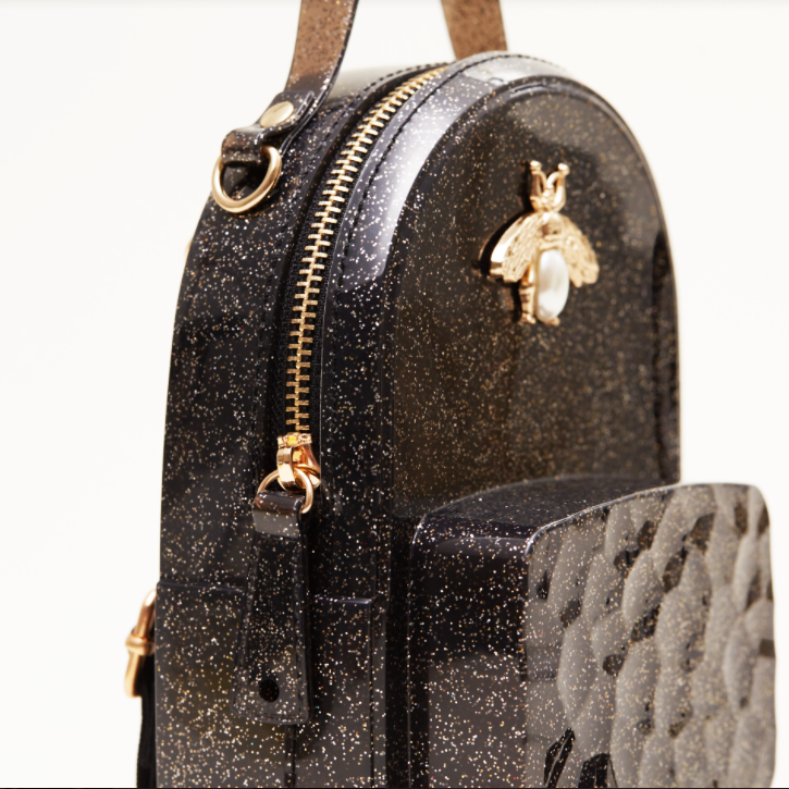 P30 B1214 Gold Gold Bee Jelly Mini Backpack (2 Colors)