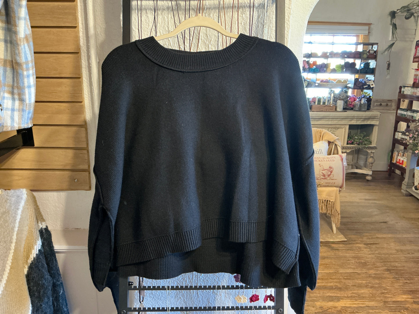 Black sweater