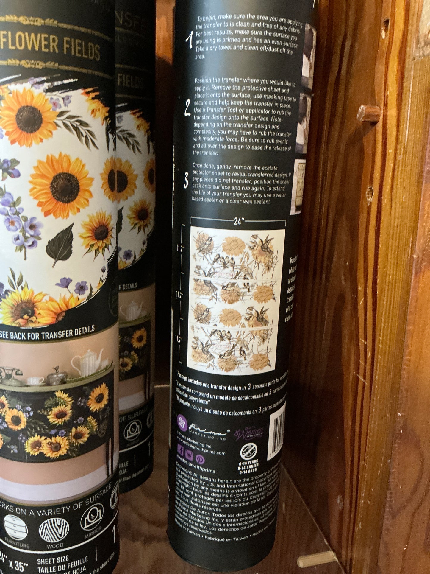 Vintage rustic transfer