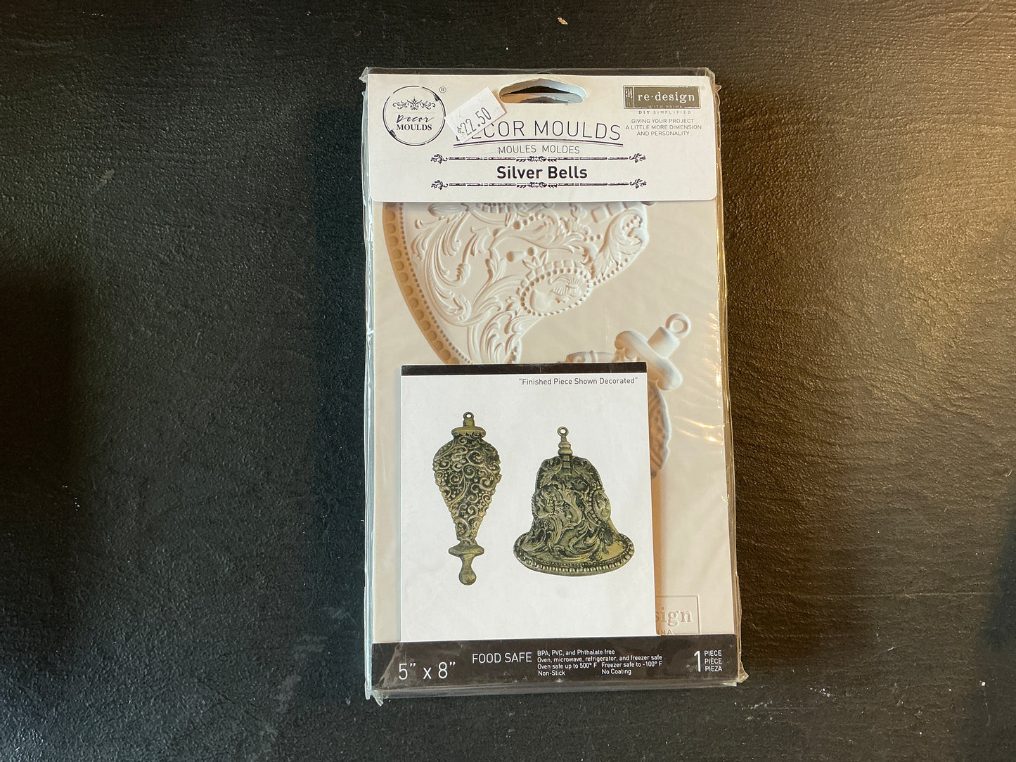 Silver bells decor moulds