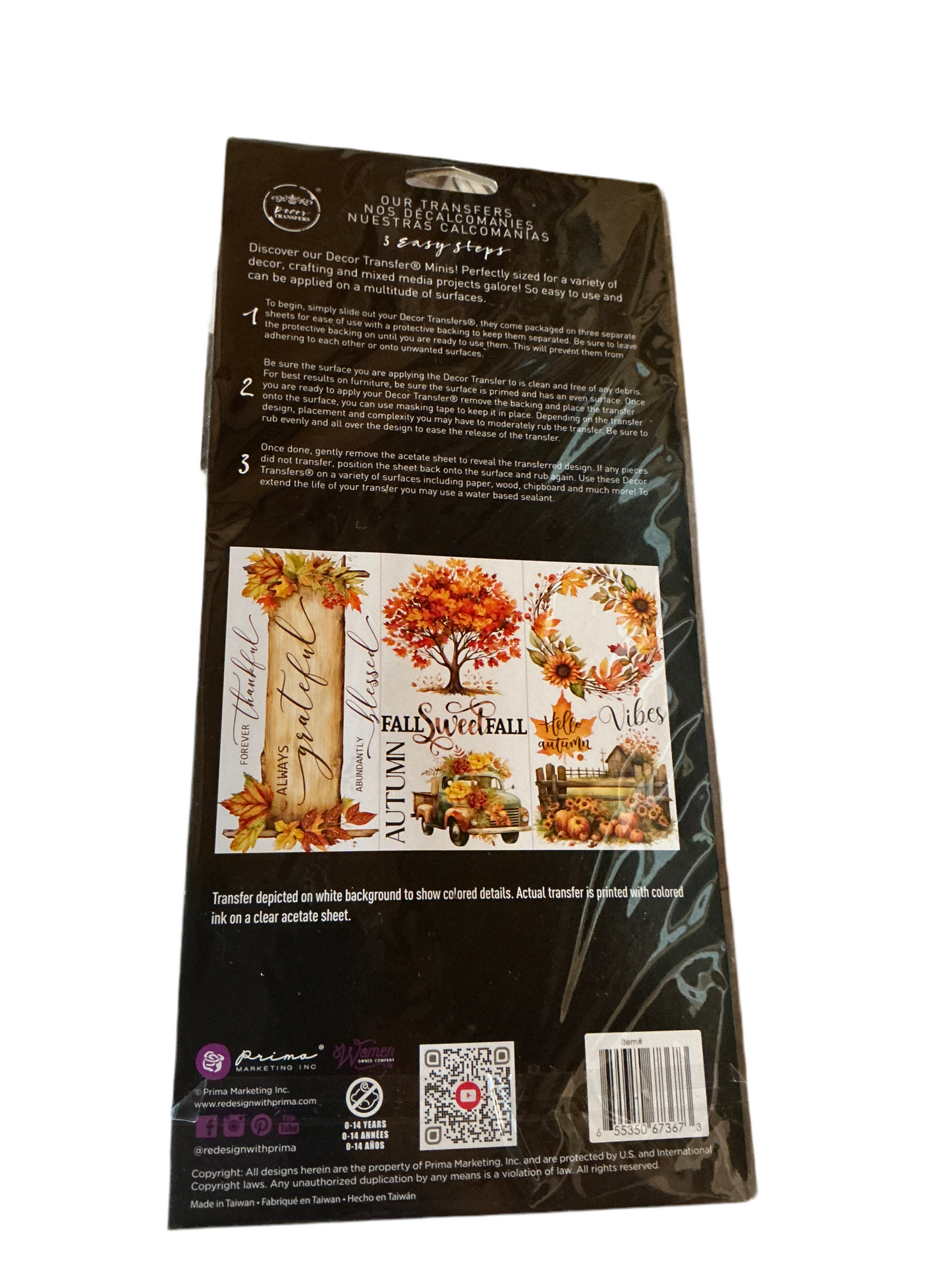 Decor transfers cozy comforts