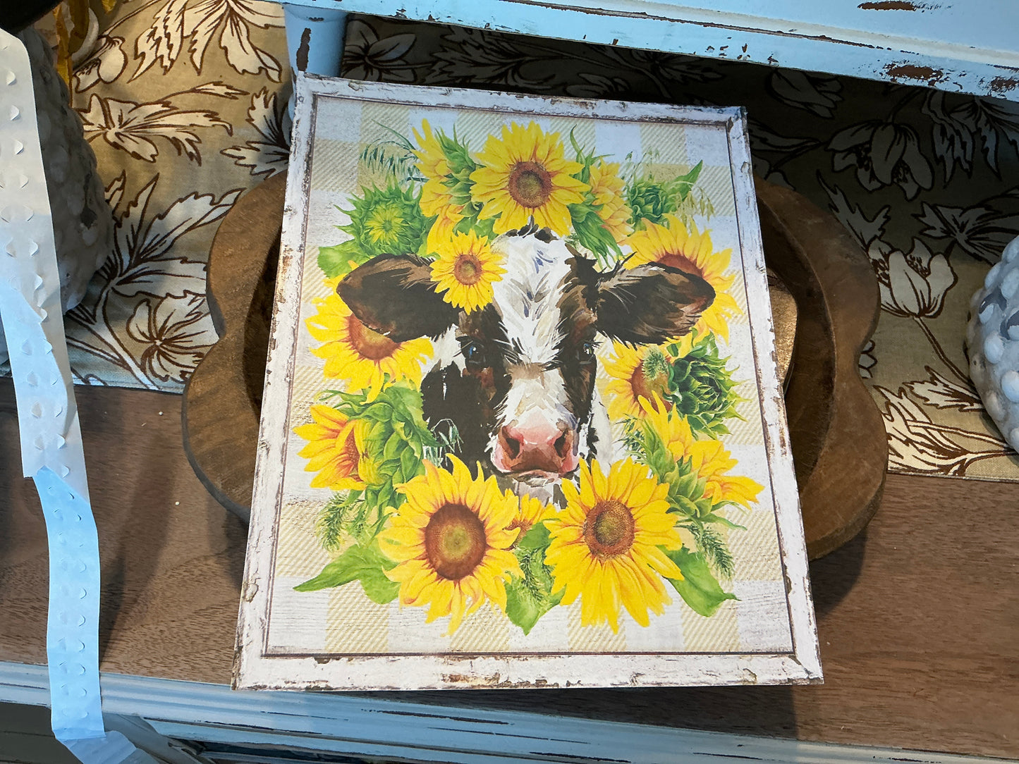 Card stock fall scene large