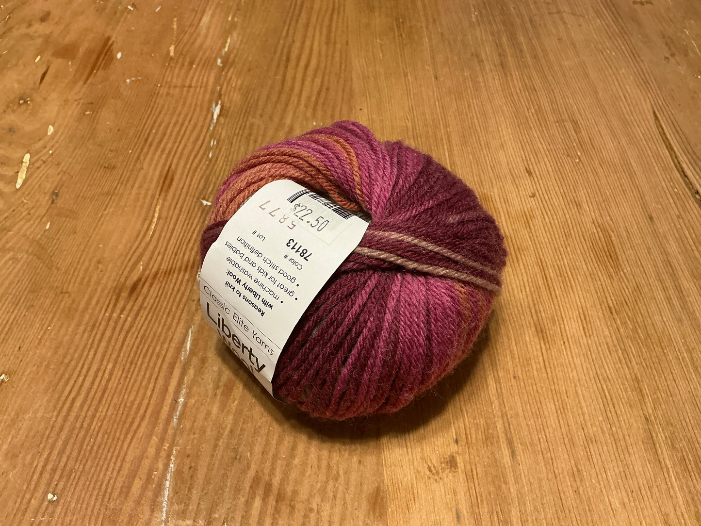 Liberty wool yarn