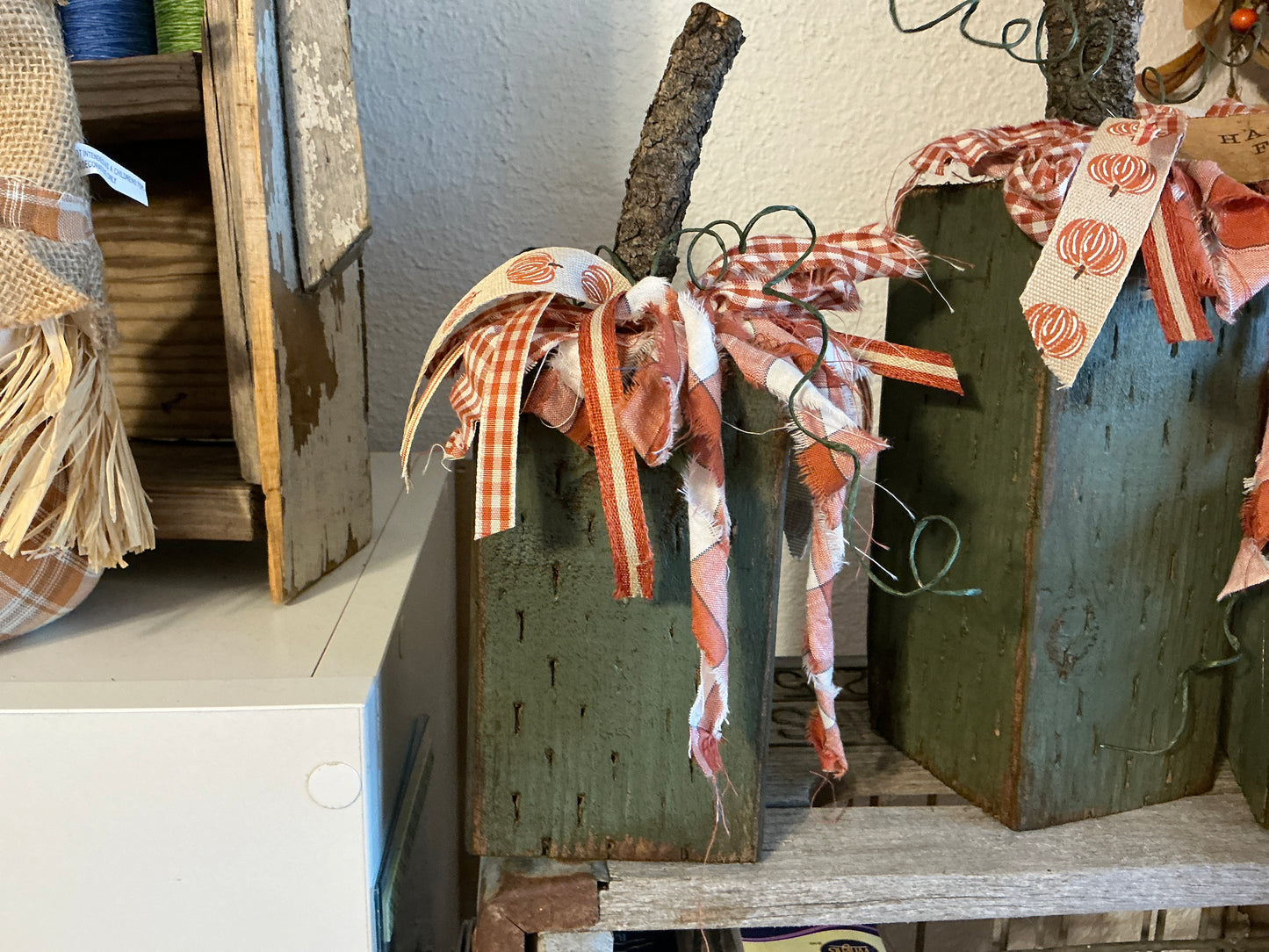 Pumpkin blocks medium 6”