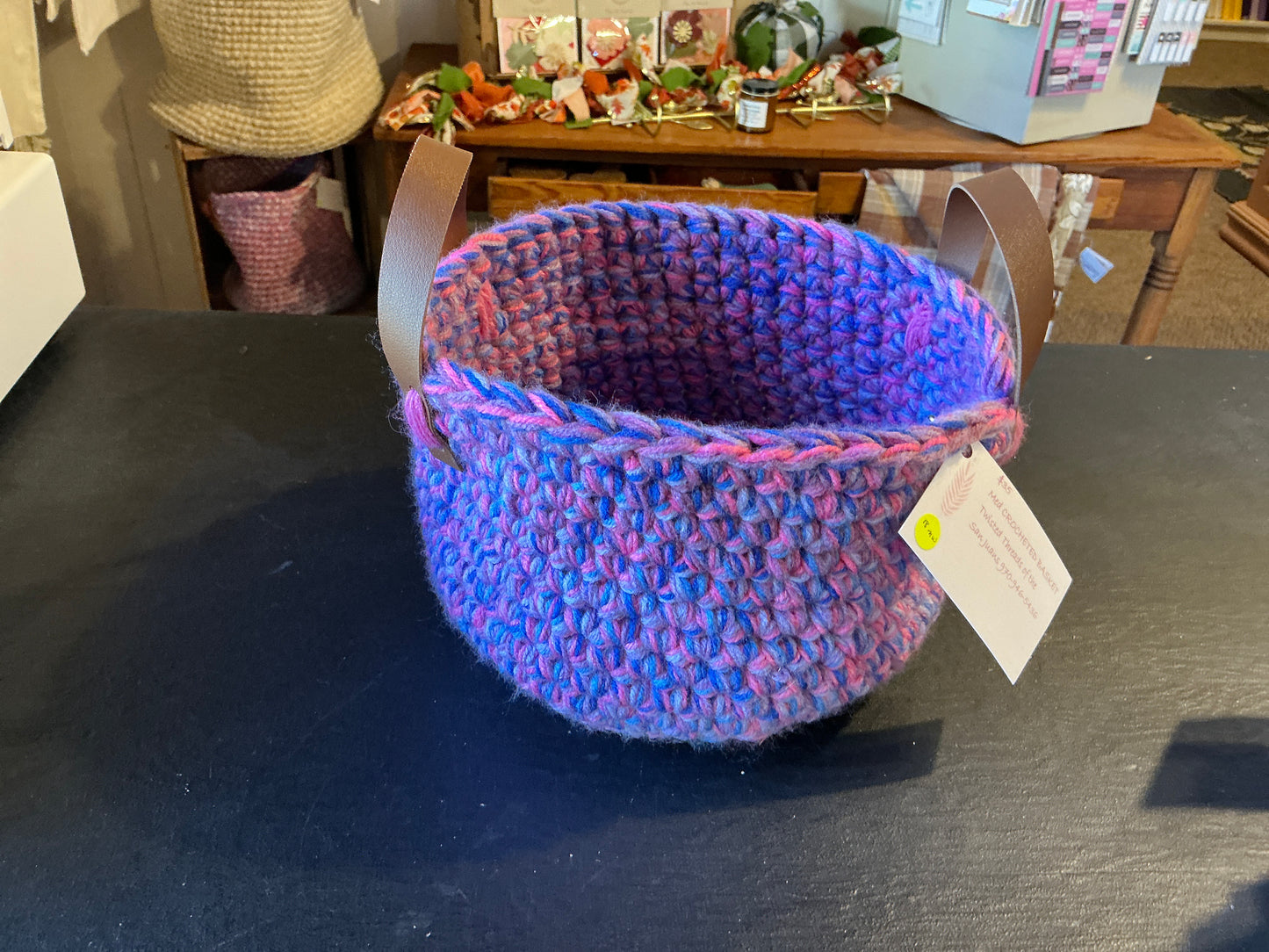 Med. Crochet Basket