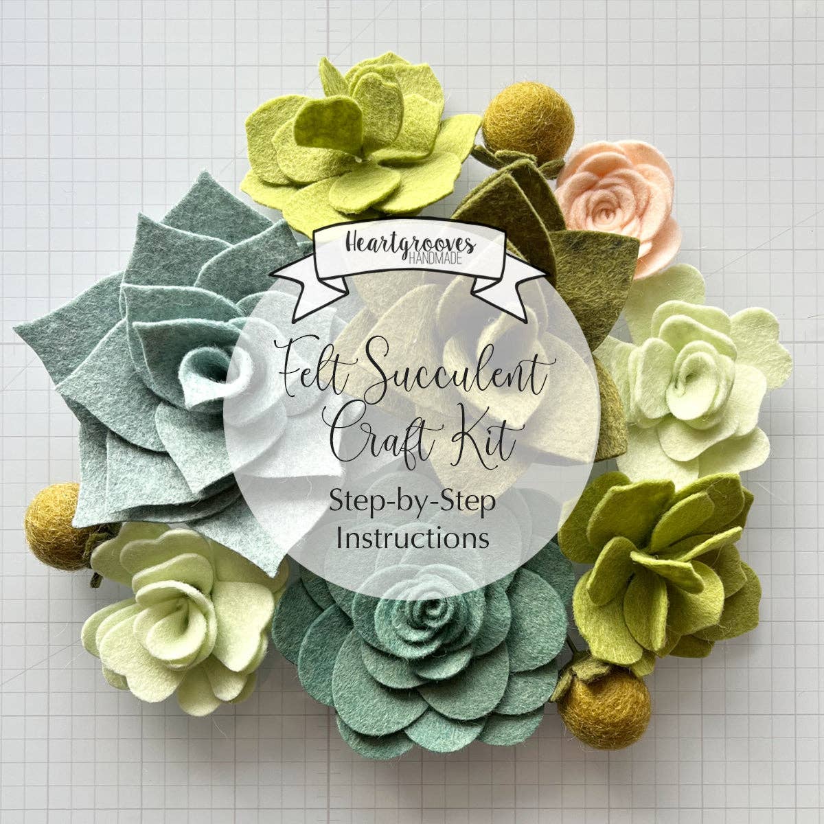 Felt Succulent Craft Kit