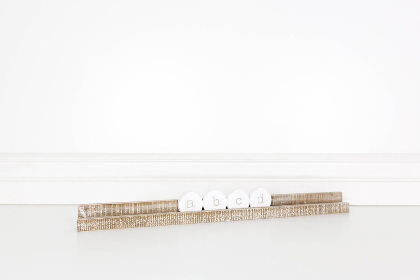 15376 - Natural Wood LEDGIE Letterboard Stand Home Decor