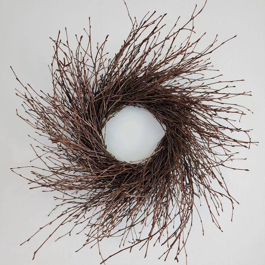Birch Twig Wreath: 20" Birch twig wreath