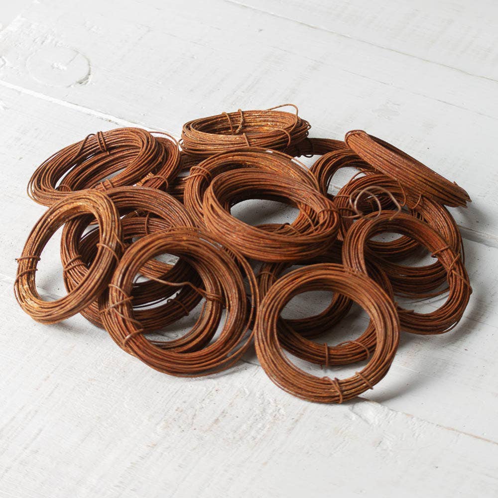 20 Gauge Rusty Tin Craft Wire (25 rolls each 30 feet long)