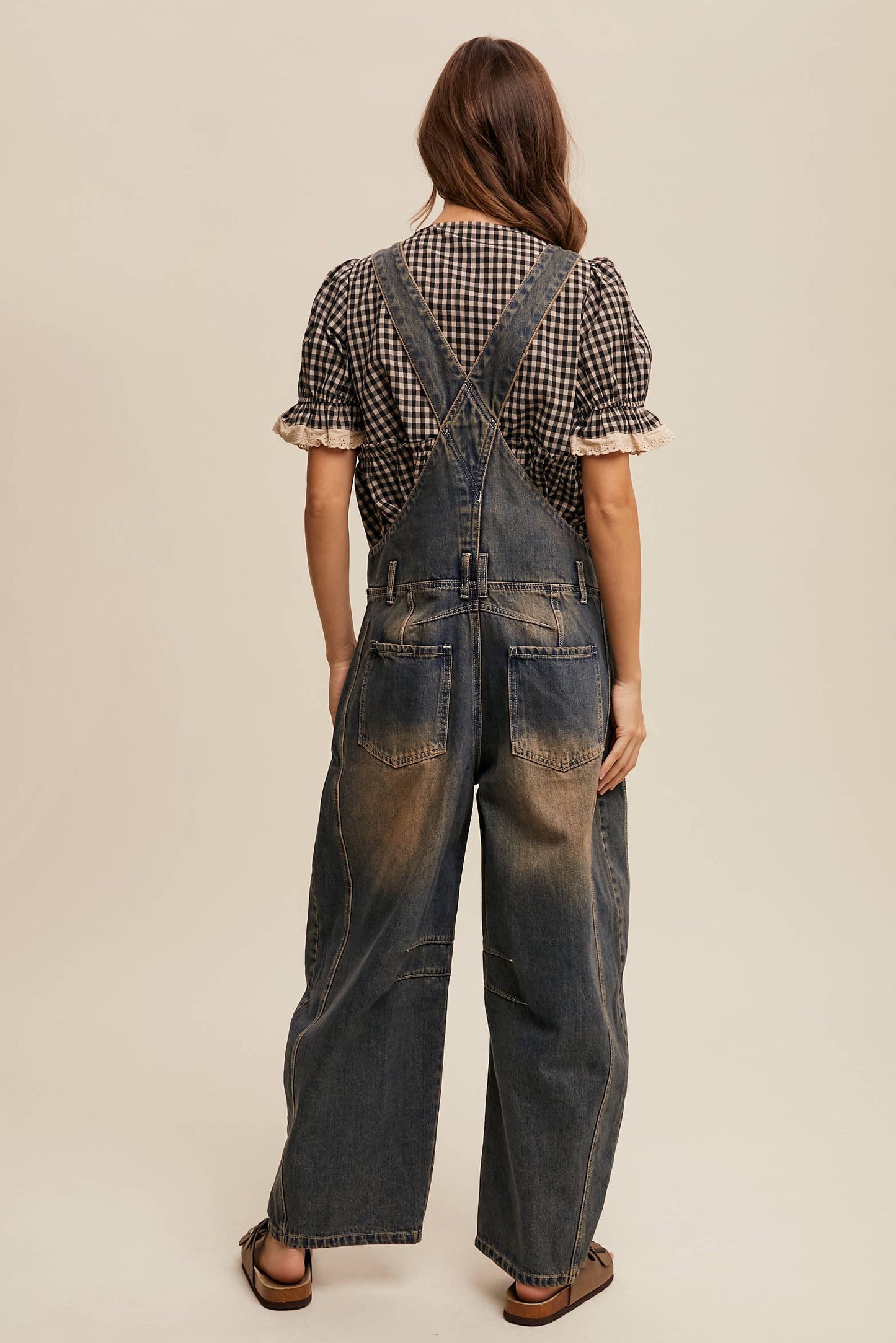 Barrel Jean Denim Overall