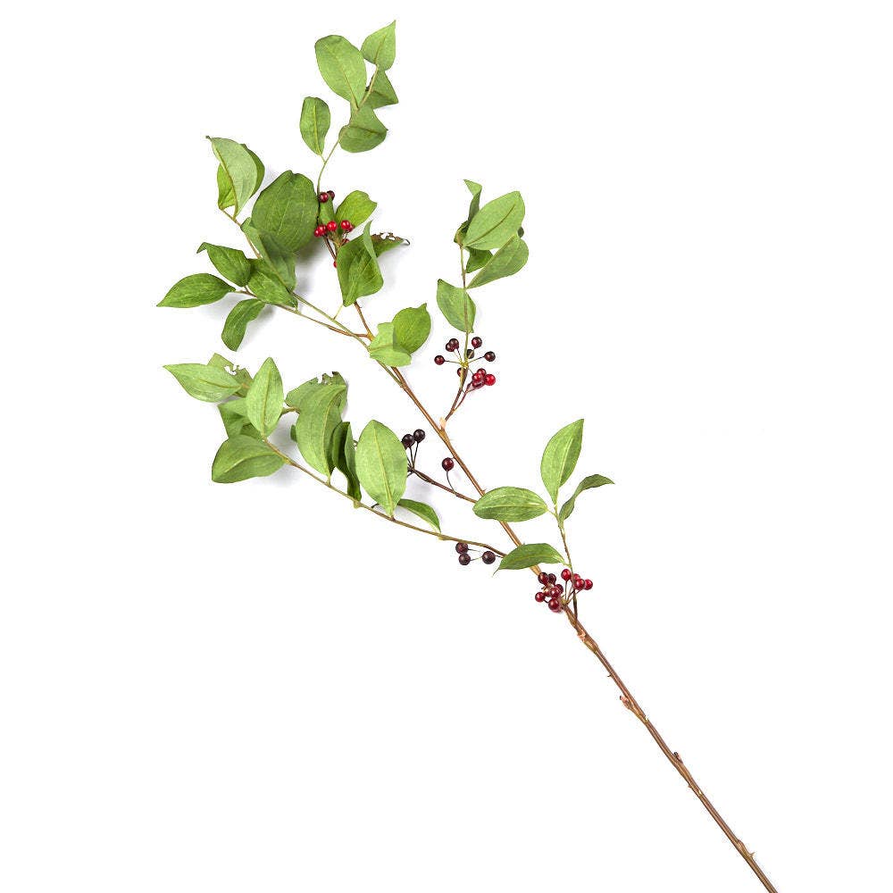 38" Tall Artificial Wild Berry Branch