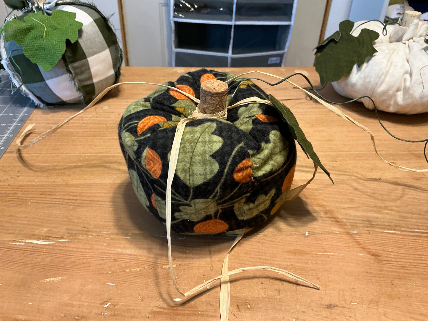 Small stuffed pumpkin