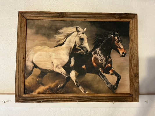 Running wild framed picture