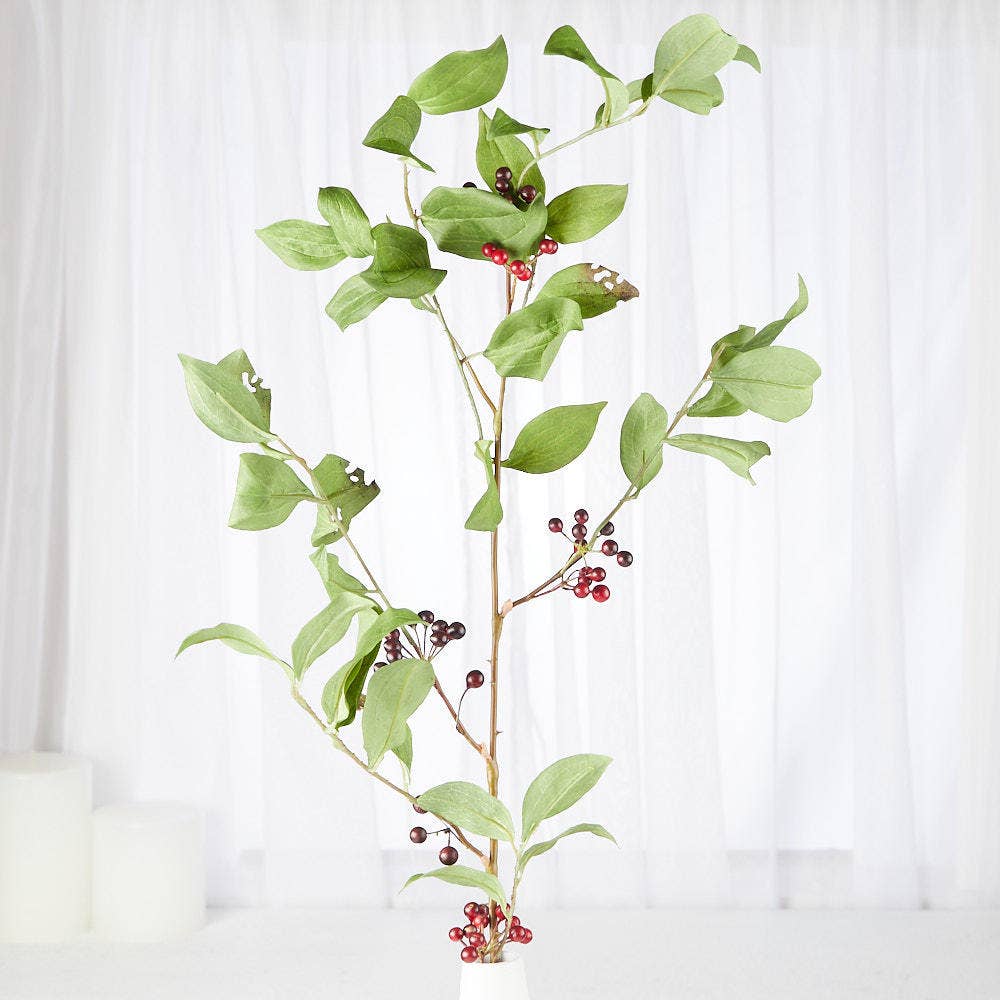 38" Tall Artificial Wild Berry Branch