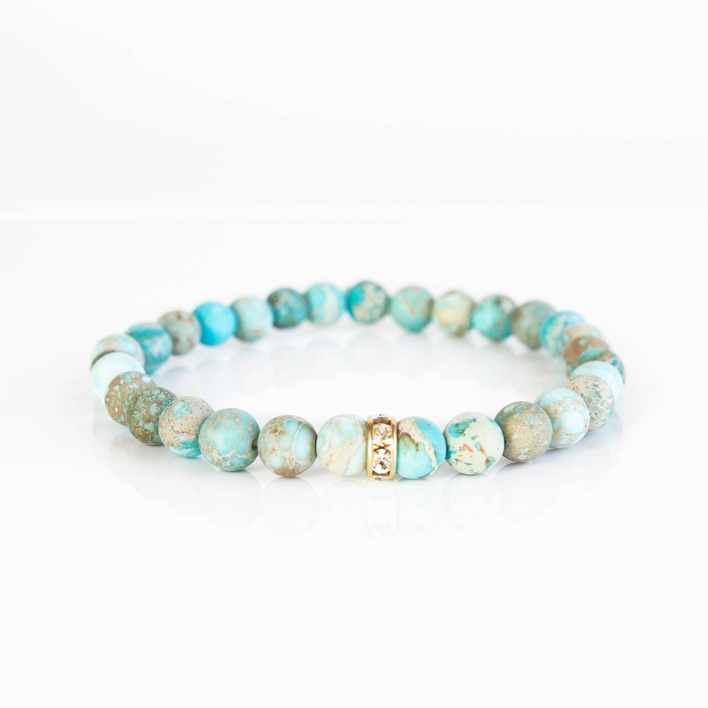 Gemstone Sparkle Bracelet-Jasper, Crystals & Stones