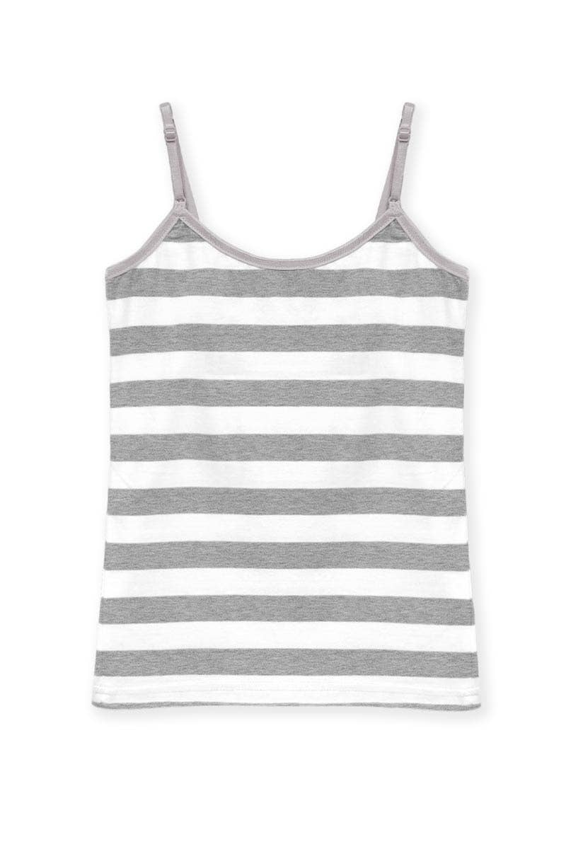 GKT-16057BB Girl's Cami Tank w/ Stripe Print