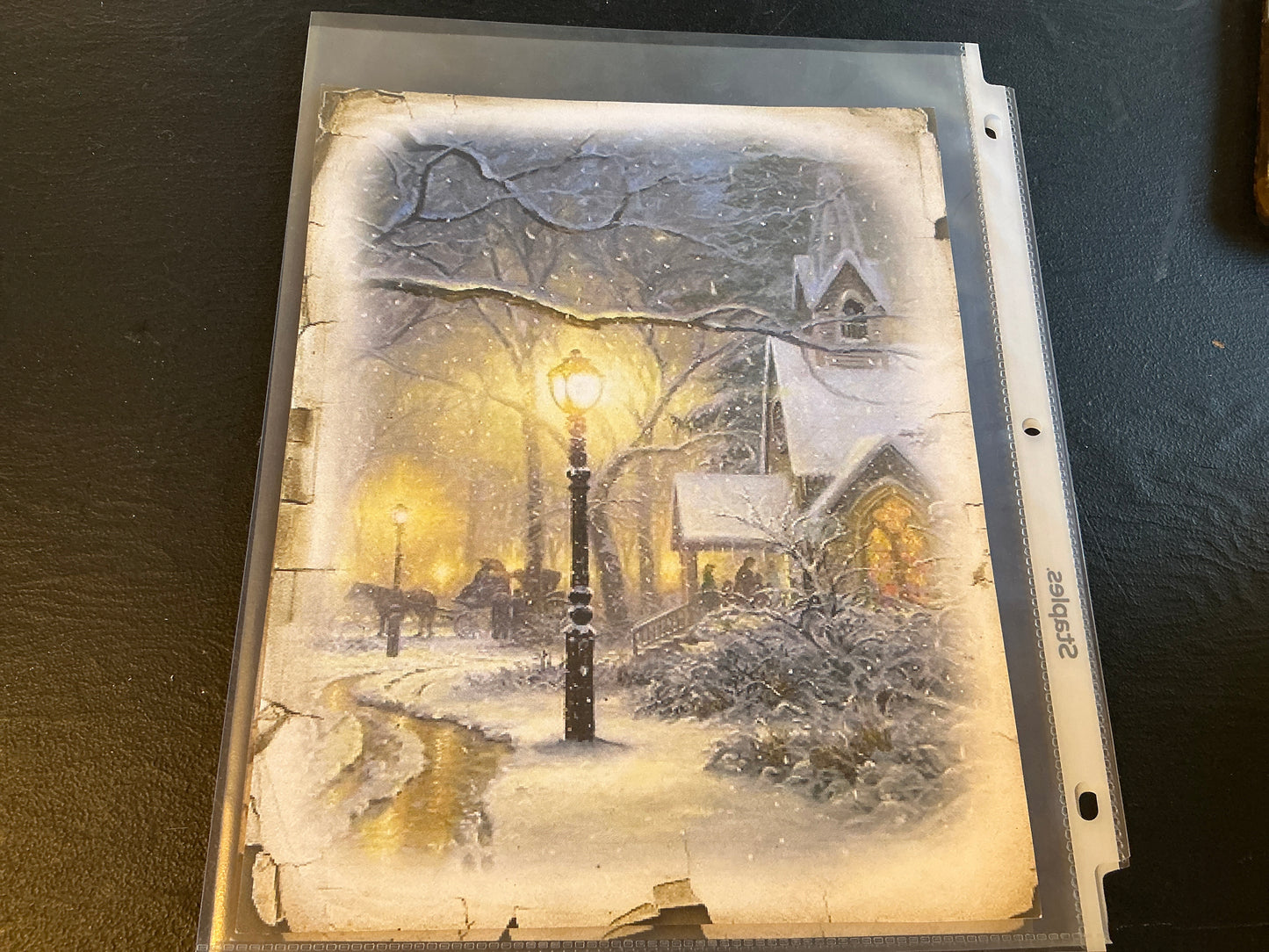 Christmas Card stock Scene