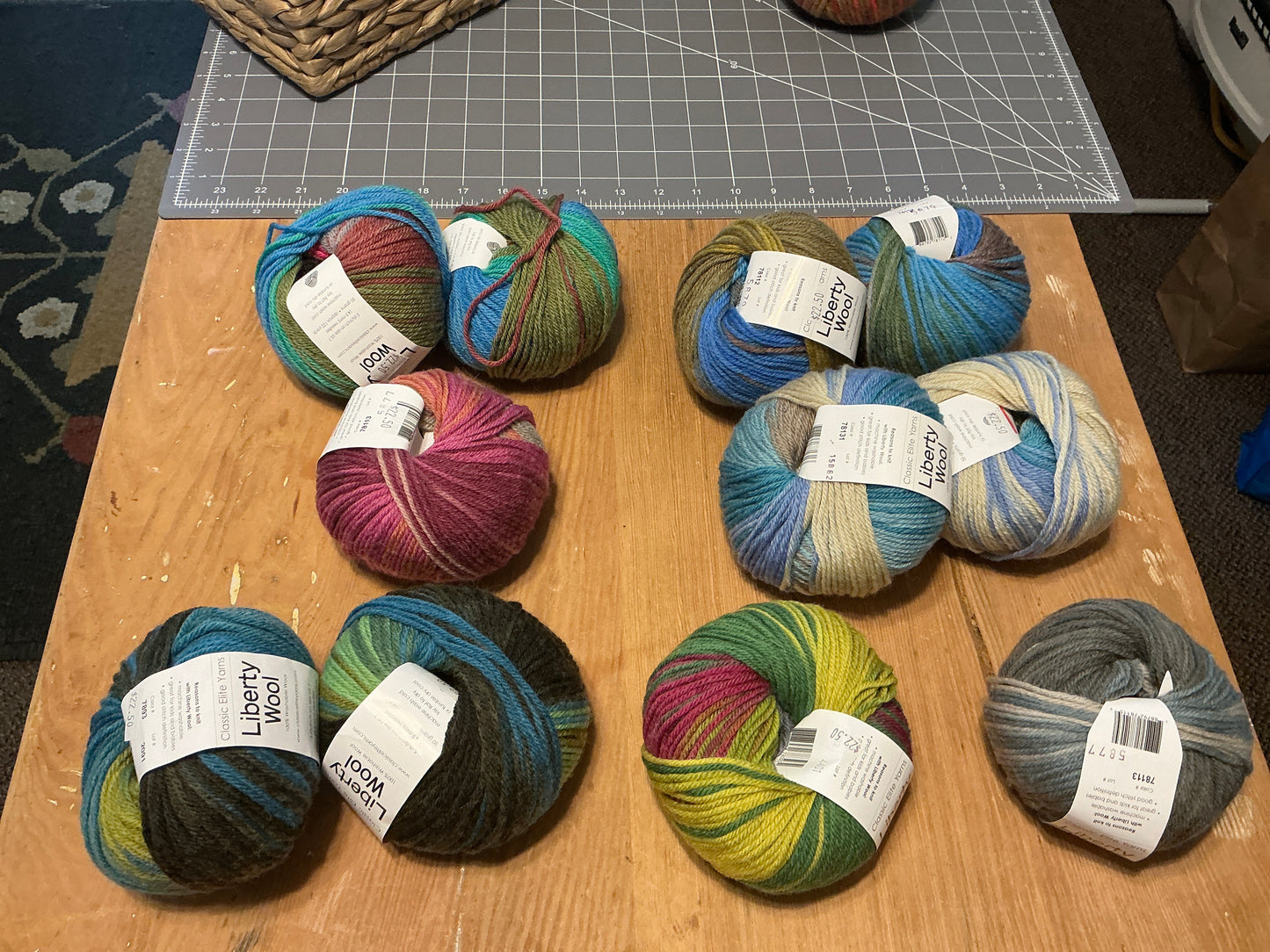 Liberty wool yarn