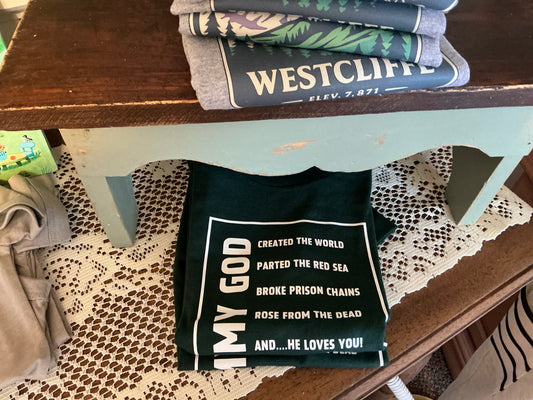 My God Green T- Shirt