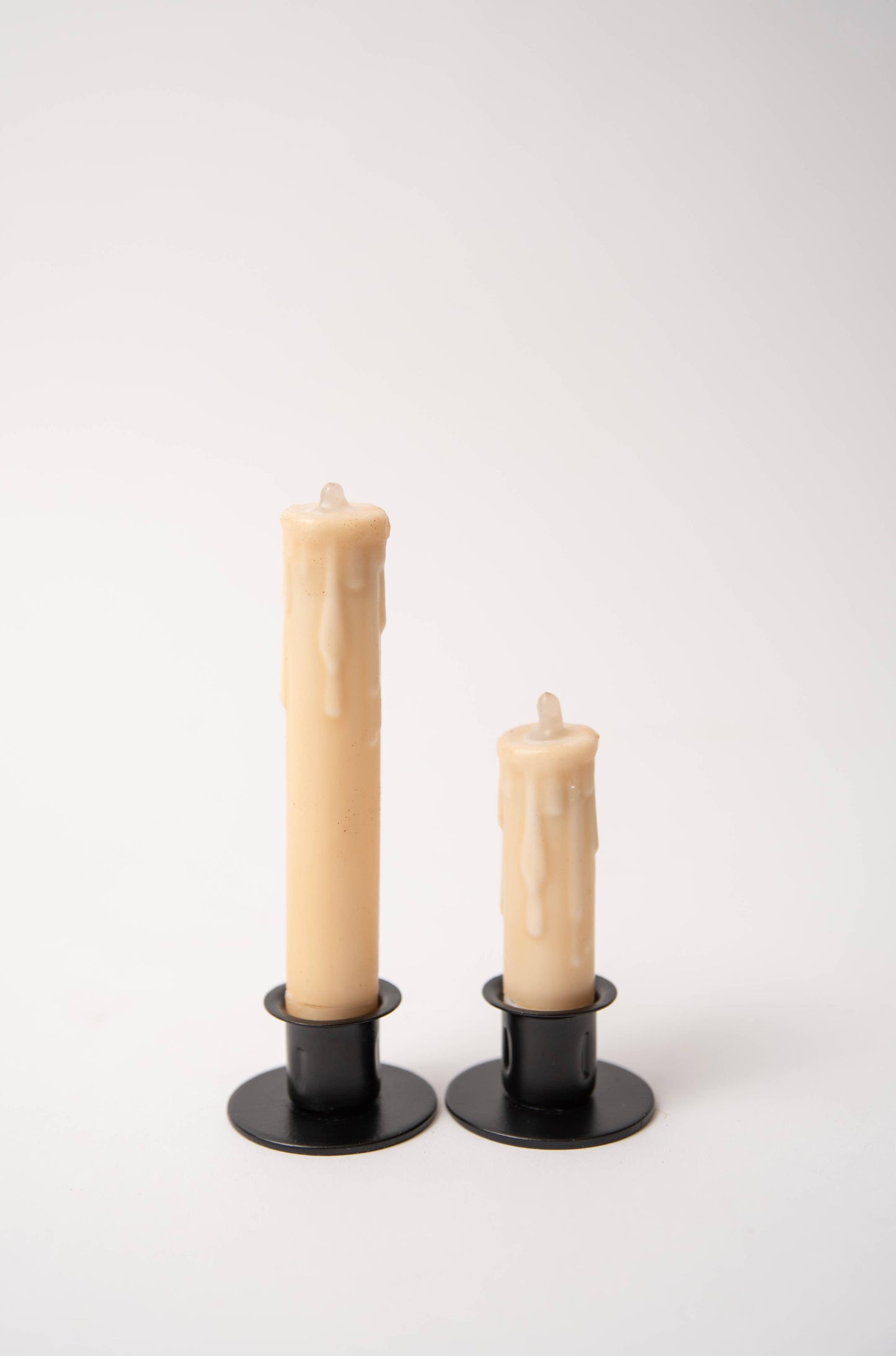 Primitive Cream LED Timer Taper Candle