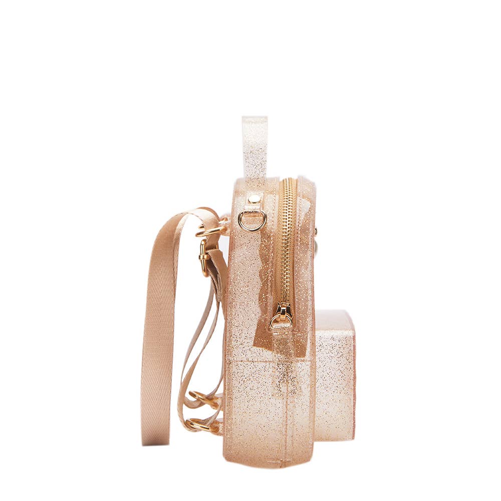 P30 B1214 Gold Gold Bee Jelly Mini Backpack (2 Colors)