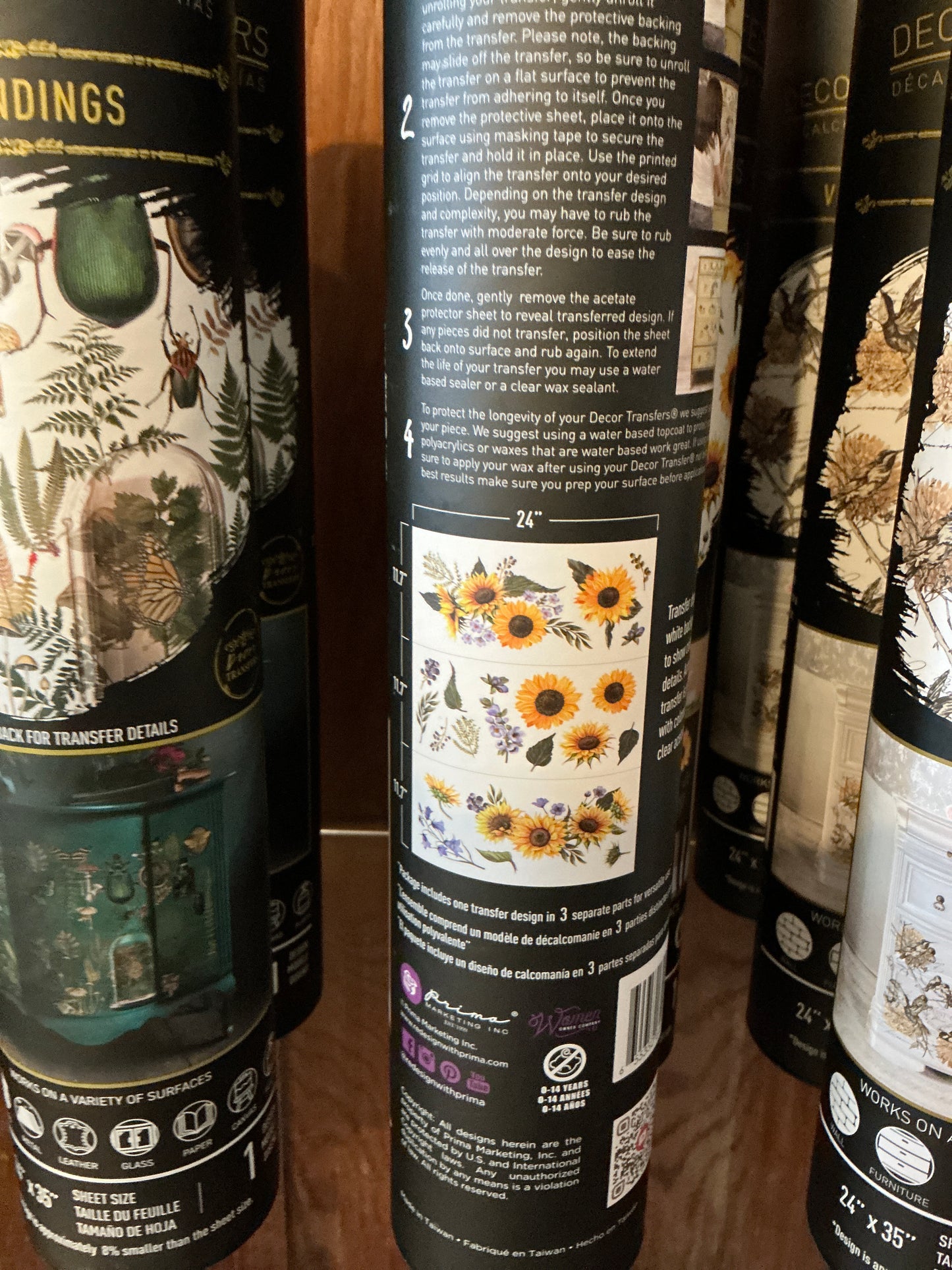 Sunflower fields transfer