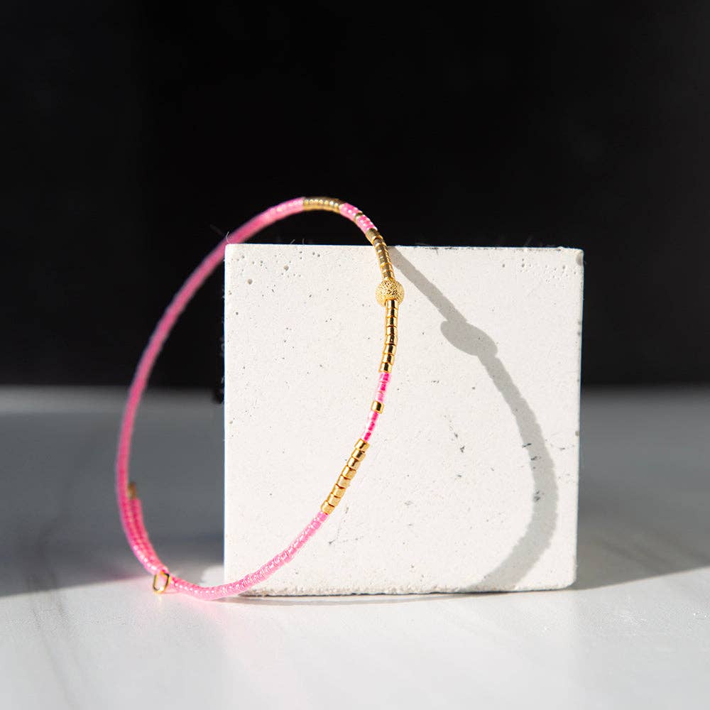 Sprinkles Bangle-Hot Pink