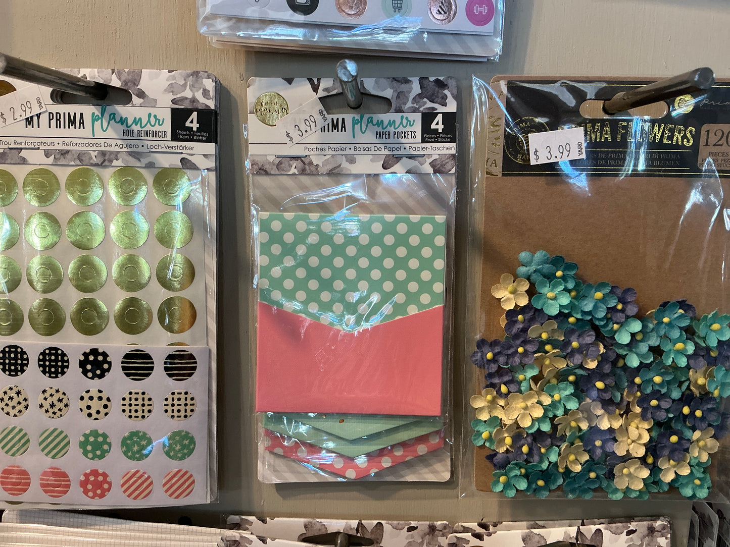 My prima planner paper pockets