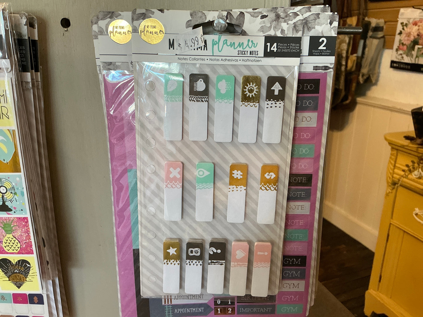 My prima planner sticky notes