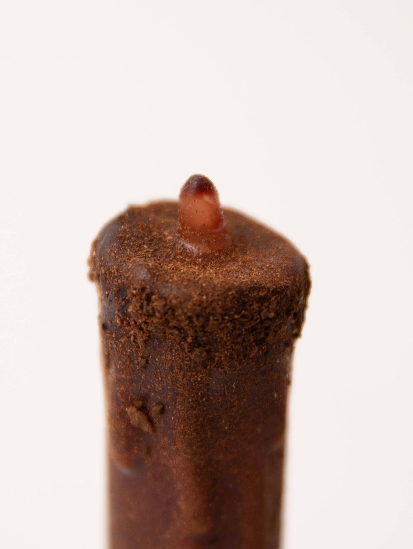 Primitive Brown LED Timer Taper Candle