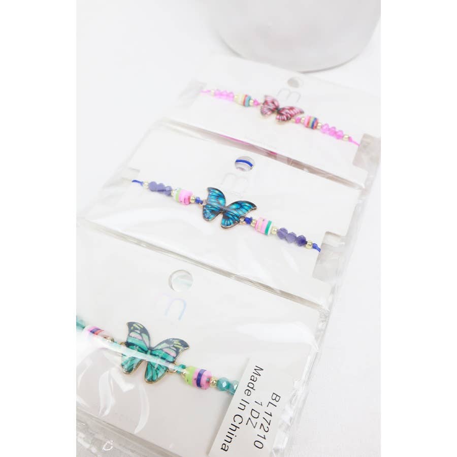 Butterfly String Adjustable Bracelet