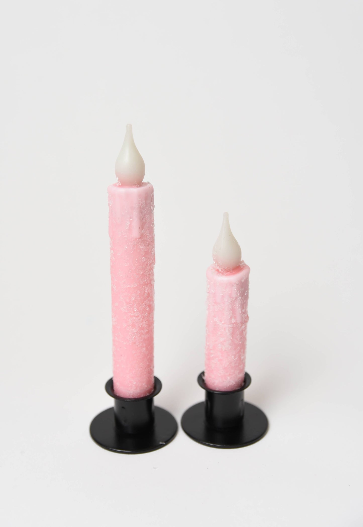 Diamond Dusted Pastels LED Timer Taper Candle