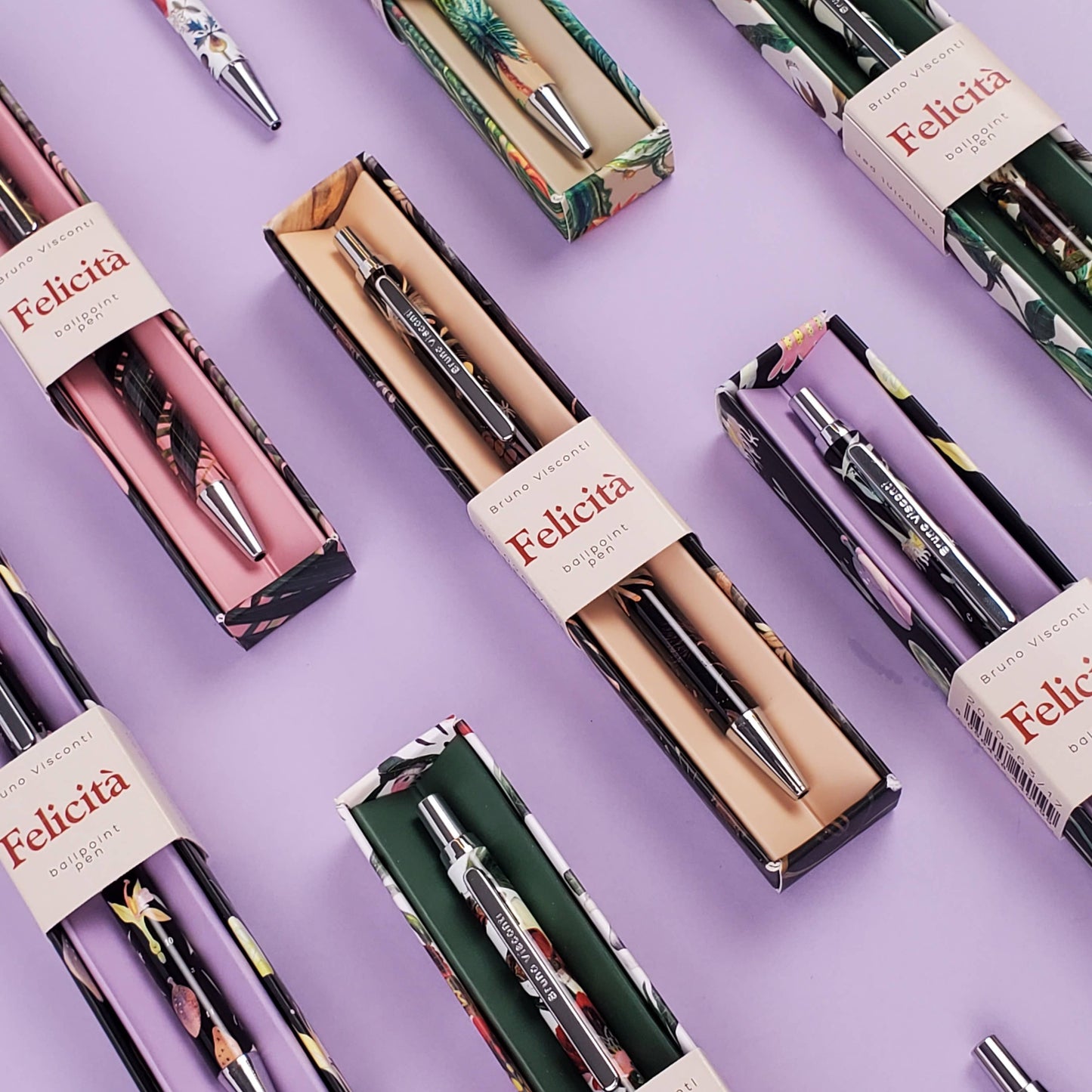 Felicita Night Flowers Ball Point Pen