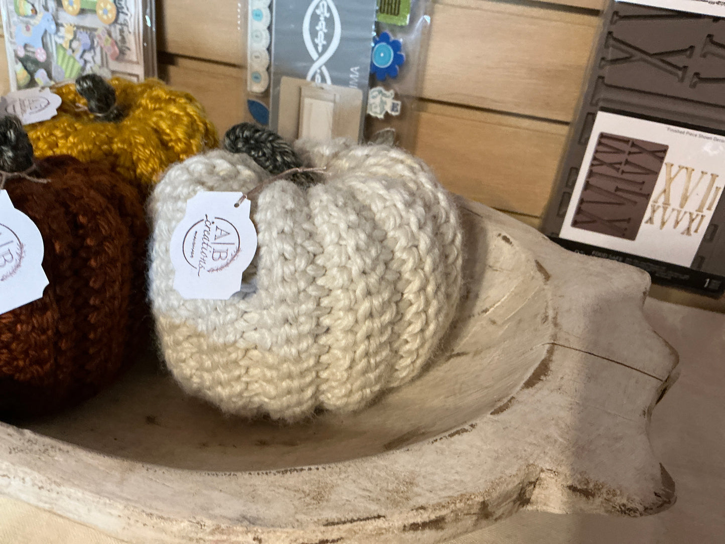 Crochet pumpkins