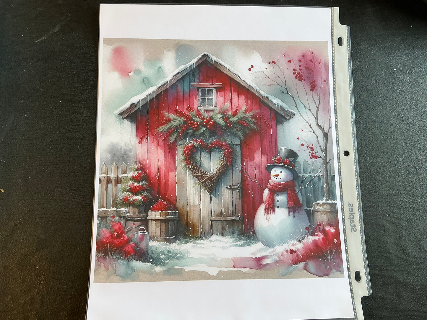 Christmas Card stock Scene