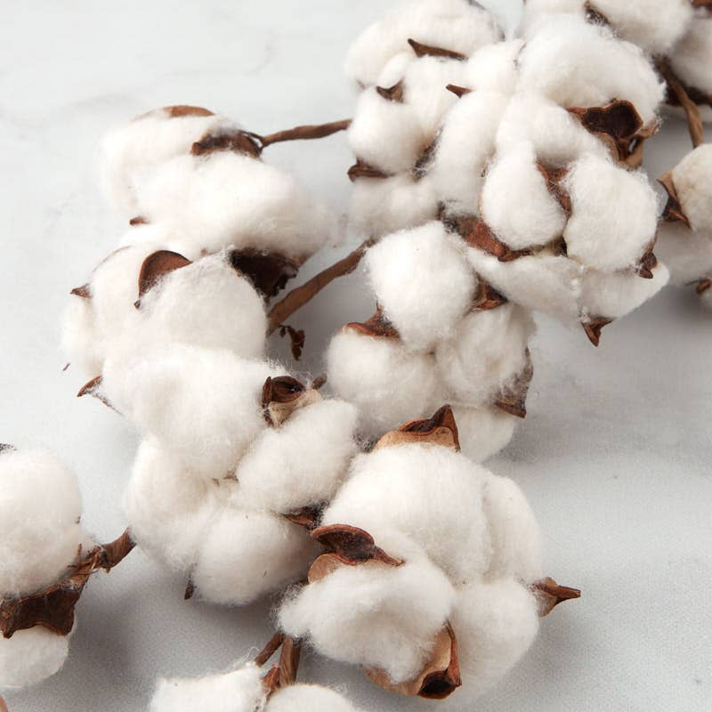 28” Artificial Cotton Spray