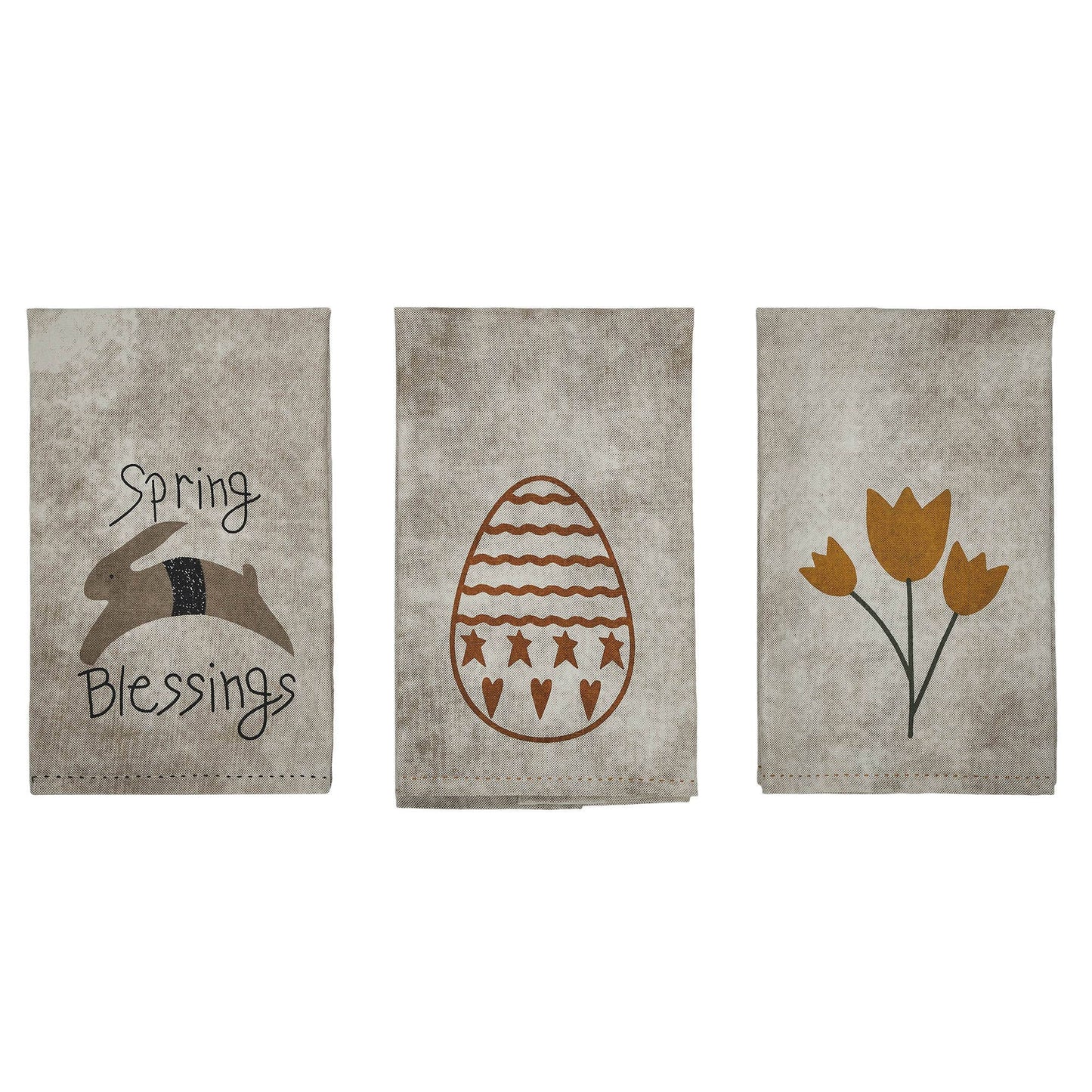 Spring In Bloom Tea Towel Set of 3 19x28”