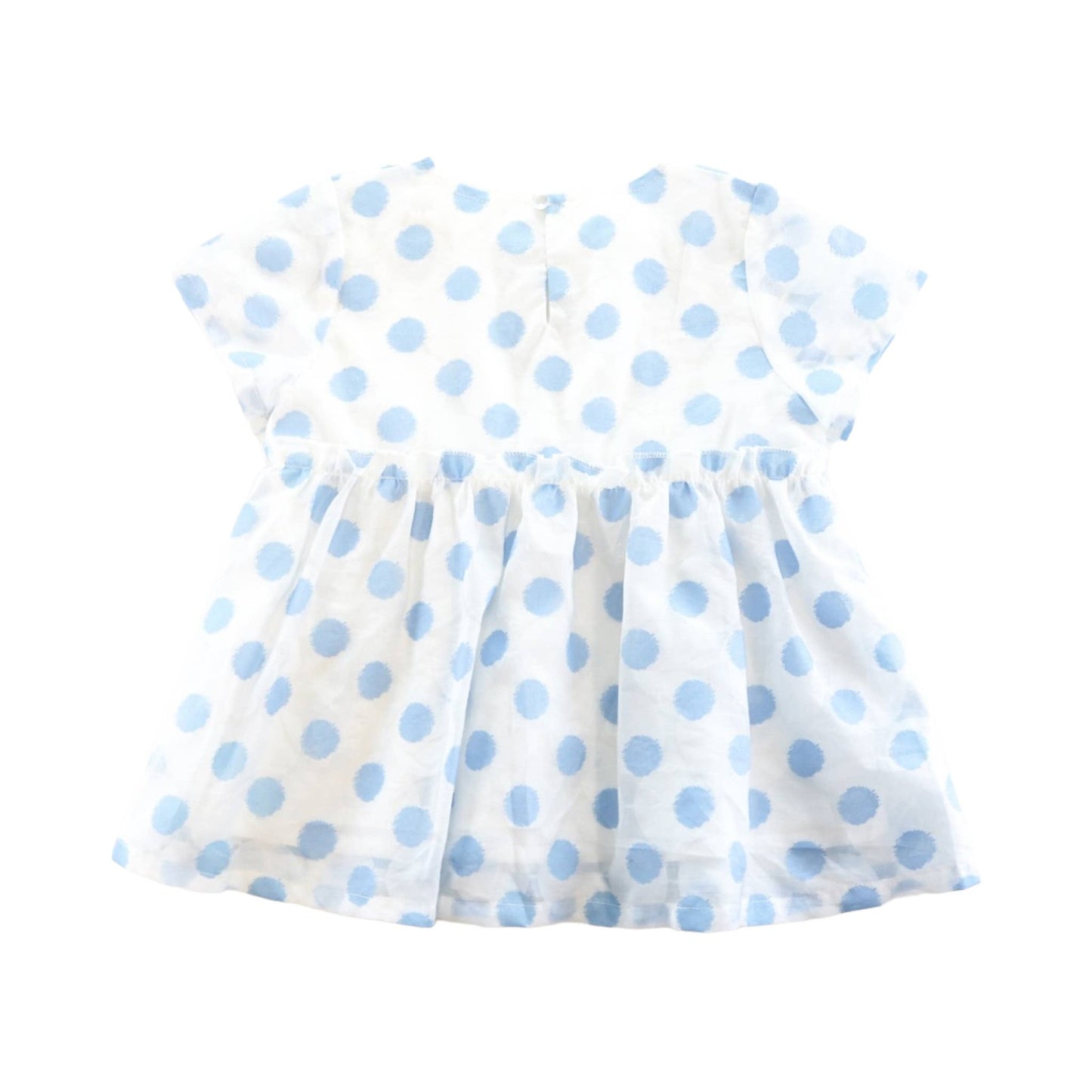 S50 13051-T Dotted Sheer Blouse (2 Colors)