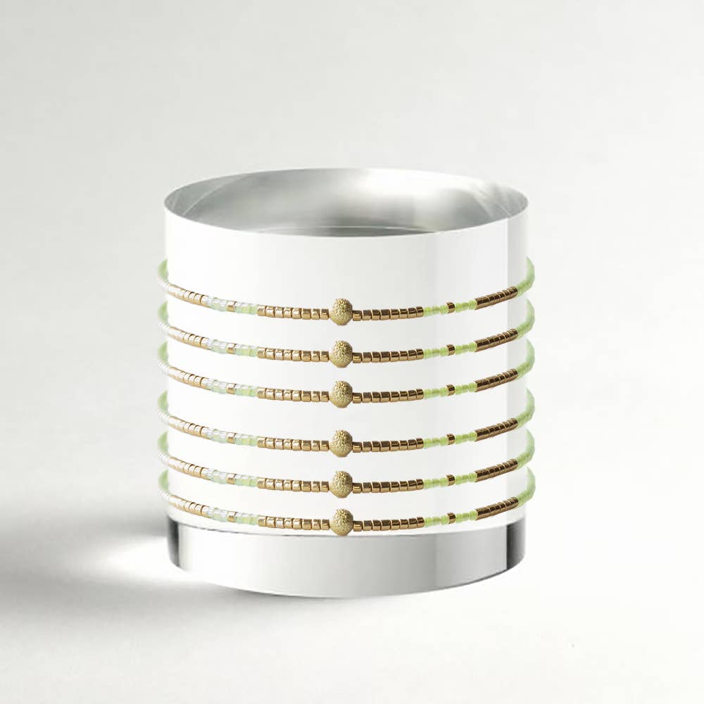 Sprinkles Bangle-Lime 