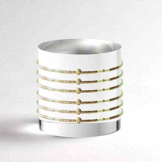 Sprinkles Bangle-Lime 