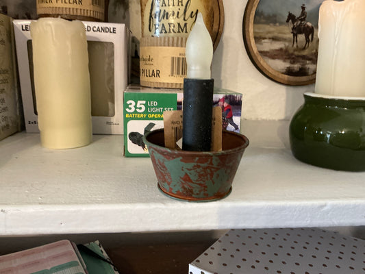 Rust green taper cup